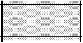 Забор из сетки рабицы натяжной